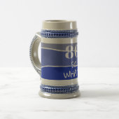 80ste verjaardag Grappig Bierpul (Voorkant links)