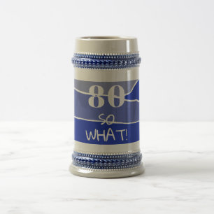 80ste verjaardag Grappig Bierpul