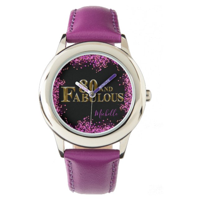 80ste verjaardag  horloge (Voorkant)
