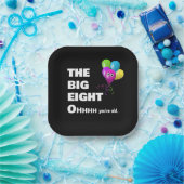 80ste verjaardag Humor Papieren Bordje (Feest)