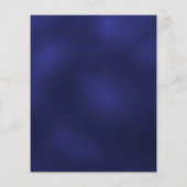 80ste verjaardag marineblauwe zilveren foto uitnod (Achterkant)