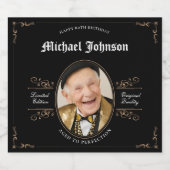 80ste Verjaardag Ouder tot perfectie  Classic Likeurfles Etiket (Enkel label)