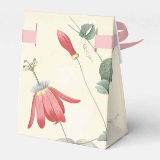 80ste verjaardag Passiflora Custom Dank u Favor B Bedankdoosjes (Achterkant)