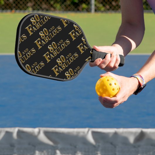 80ste verjaardag  pickleball paddle (Insitu)