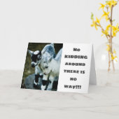 **80ste** VERJAARDAG WENST EEN "JONG KIND" Kaart (Gele Bloem)