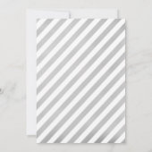 80ste verjaardag - Zilveren ballonnen Kaart (Achterkant)