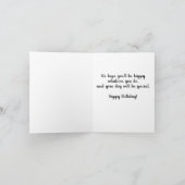 80ste verjaardag zwart roze waterverf bloemkaart kaart (Binnen)