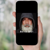 80ste verjaardagsfeestje foto hallo 80 man wit kaart