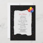 80ste verjaardagsfeestje kaart (Achterkant)