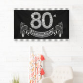 80ste verjaardagsfeestje spandoek (Insitu)