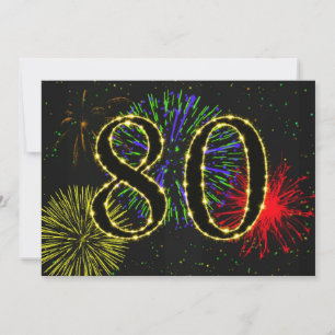 80ste verjaardagsfeestje uitnodigen kaart