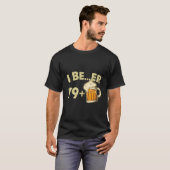 80Th 80 Beer Drinker T-shirt (Voorkant volledig)