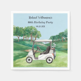 80TH (ANY YEAR) BIRTHDAY PARTY GOLF COURSE SERVET