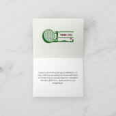 *80TH (ANY YEAR) BIRTHDAY PARTY GOLFER BEDANKKAART (Binnen)