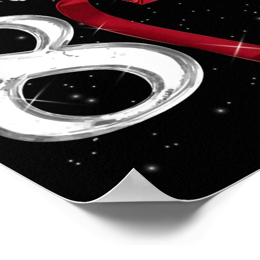 80th Birthday Blessed By God For 80 Years Birthday Poster (Hoek)