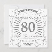 80th Birthday Gag Gift Kaart (Voorkant)