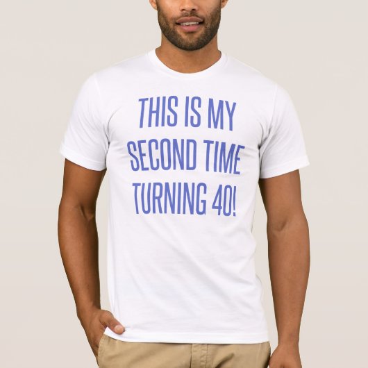 80th Birthday Gag Gift T-shirt (Voorkant)