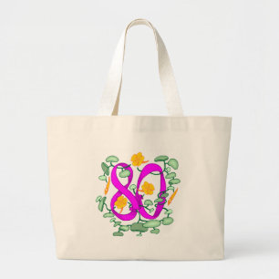 80th Birthday Gifts Canvas tas