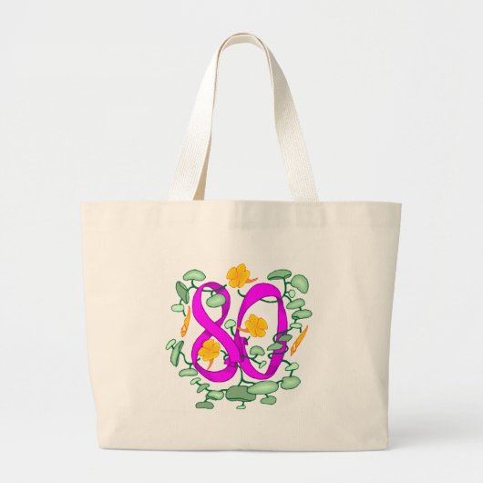 80th Birthday Gifts Canvas tas (Voorkant)