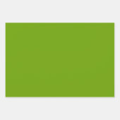 80th Birthday Green & White Number Pattern 80 Inpakpapier Vel (Voorkant 3)