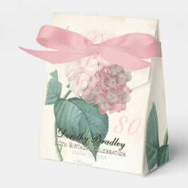 80th Birthday Hydrangea Custom Bedankt Favor Box Bedankdoosjes