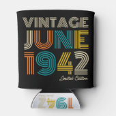 80th Birthday  June 1942 Limited Edition Blikjeskoeler (Achterkant)