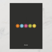 80th Birthday Party for 60s Music Lovers Kaart (Achterkant)