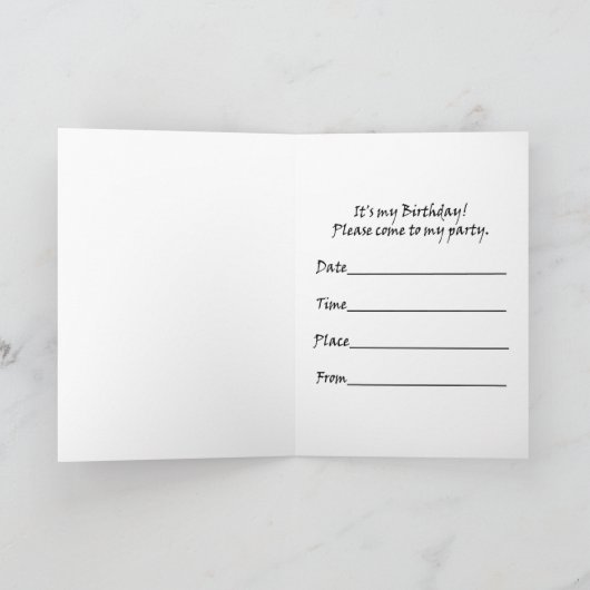 80th Birthday party Invitation (Binnen)