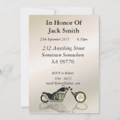 80th Birthday party Invitation Kaart (Achterkant)