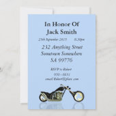 80th Birthday party Invitation Kaart (Achterkant)