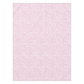 80th Birthday Party Number Pattern Pink and White Tafelkleed (Voorkant)