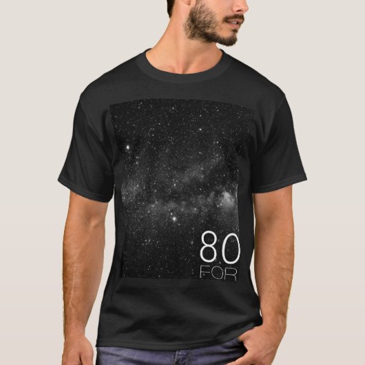 80VOOR Galactische TShirt (Voorkant)