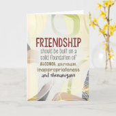 810.friendship-shenanigans kaart (Gele Bloem)