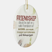 810.vriendschap-sjenanigans keramisch ornament (Rechts)