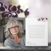 81 & Fabulous Orchid Photo Birthday Greeting Card Kaart