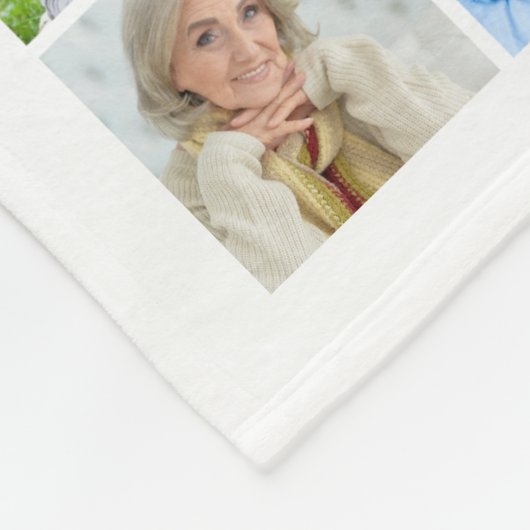 81 Foto Collage Sjabloon - Aangepaste kleur Fleece Deken (Hoek)