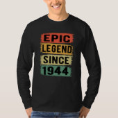 81 jaar oud Bday 1944 Epic Legend 81st Birthday T-shirt (Voorkant)