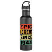 81 jaar oud Bday 1944 Epic Legend 81st Birthday Waterfles (Voorkant)