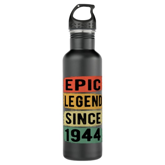 81 jaar oud Bday 1944 Epic Legend 81st Birthday Waterfles (Voorkant)