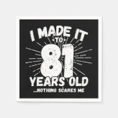 81 jaar oud sarcastisch meme grappige 81e verjaard servet (Voorkant)