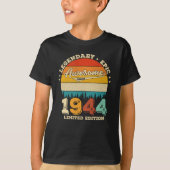 81 jaar oude Bday 1944 Geweldige 81ste verjaardags T-shirt (Voorkant)