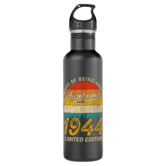 81 jaar oude Bday 1944 Geweldige 81ste verjaardags Waterfles (Voorkant)