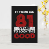 81 jaar oude dag nam me er goed uitzien 81 septemb kaart (Gele Bloem)