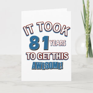 81 jaar oude design kaart