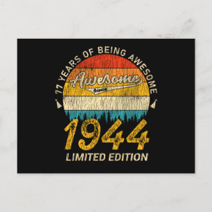 81 Jaar Verjaardag 1944 Geweldig 81ste Verjaardags Briefkaart
