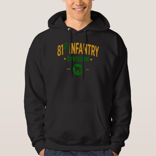 81e Infanteriedivisie - Amerikaanse krijgsmacht Hoodie (Voorkant)