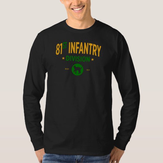 81e Infanteriedivisie - US Military Long T-shirt (Voorkant)