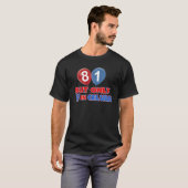 81e verjaardag design t-shirt (Voorkant volledig)