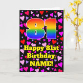 81e verjaardag: Het liefhebbende Kunstpatroon, Reg Kaart (Gele Bloem)