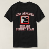 81ste gepantserde brigade-team veteraan vader t-shirt (Design voorkant)